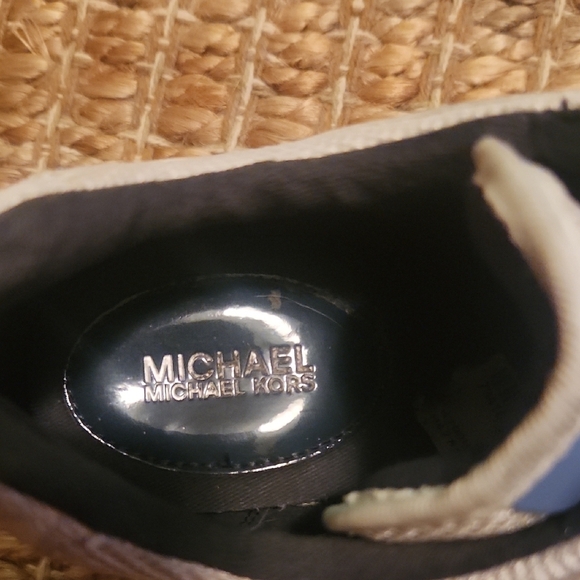 Michael Kors Black and Cream Sneakers with Chunky Design - Picture 2 of 6